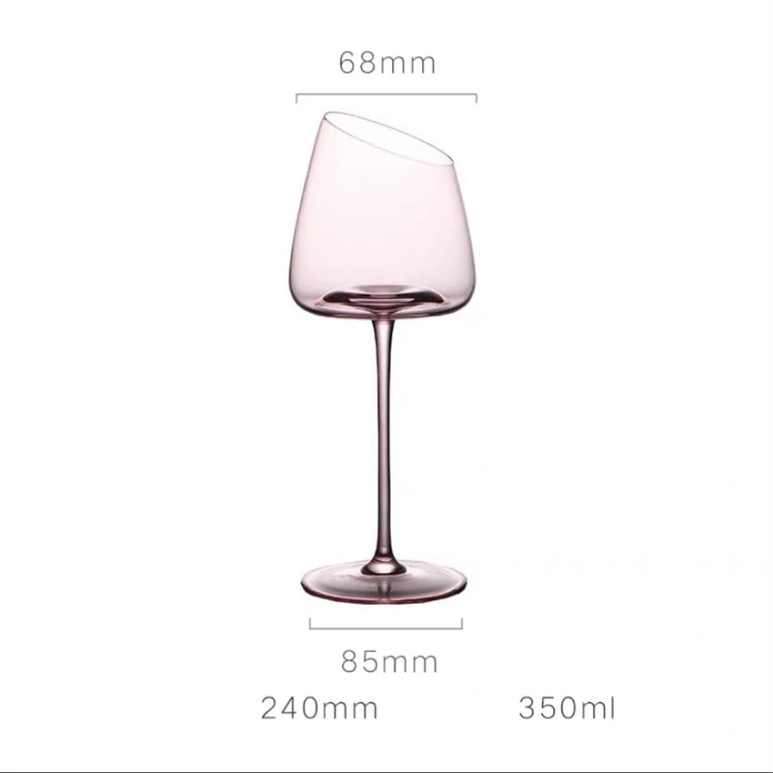 Pink Wine Glass