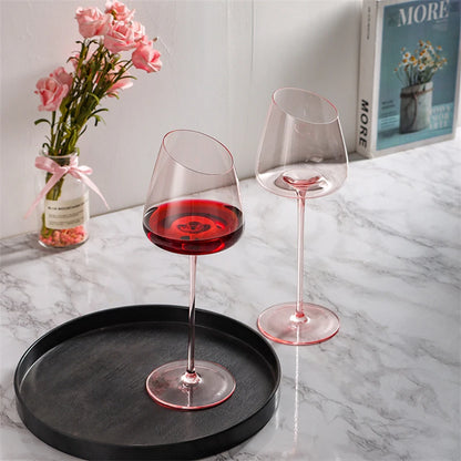 Pink Wine Glass